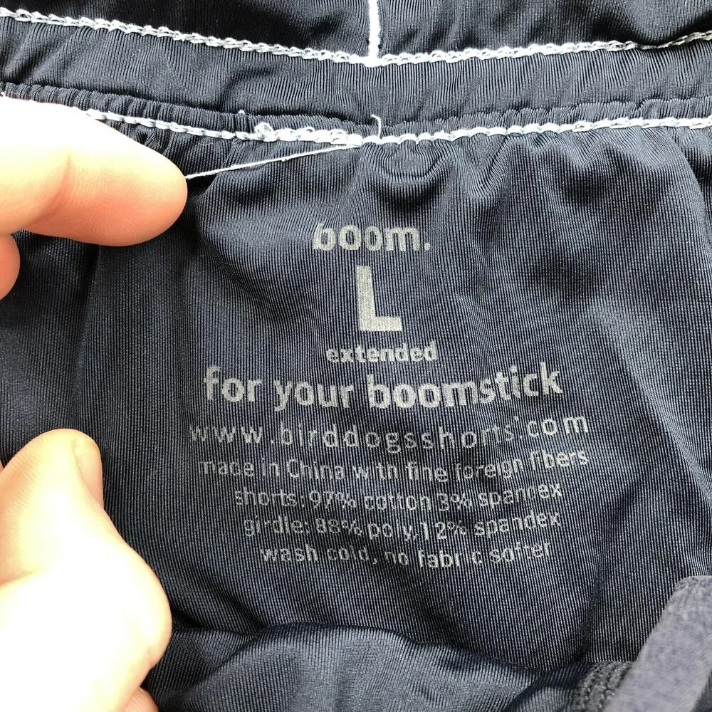 Birddogs Shorts Mens Large Light Gray Liner Zip Pocket Athletic Casual - Picture 5 of 10